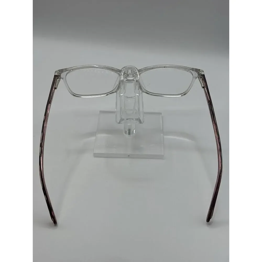 Phoebe P322 Clear Purple Eyeglasses 54-17-140 Square Women's Frames Vintage
